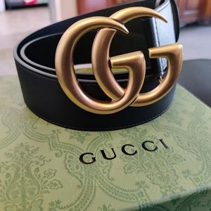 Genuine wide Gucci marmont belt new condition 80cm